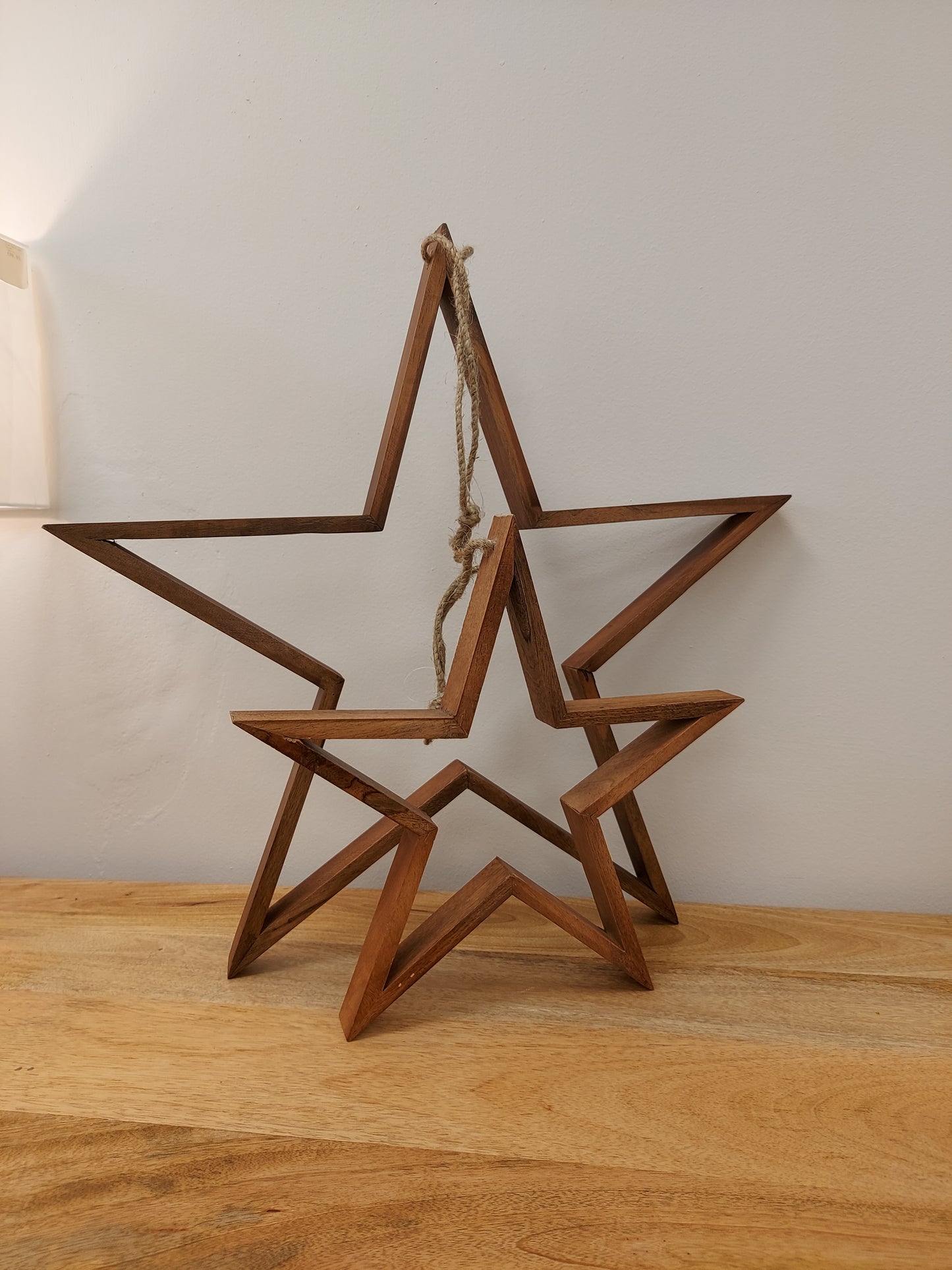 Wooden Star (Set of 2) Naural