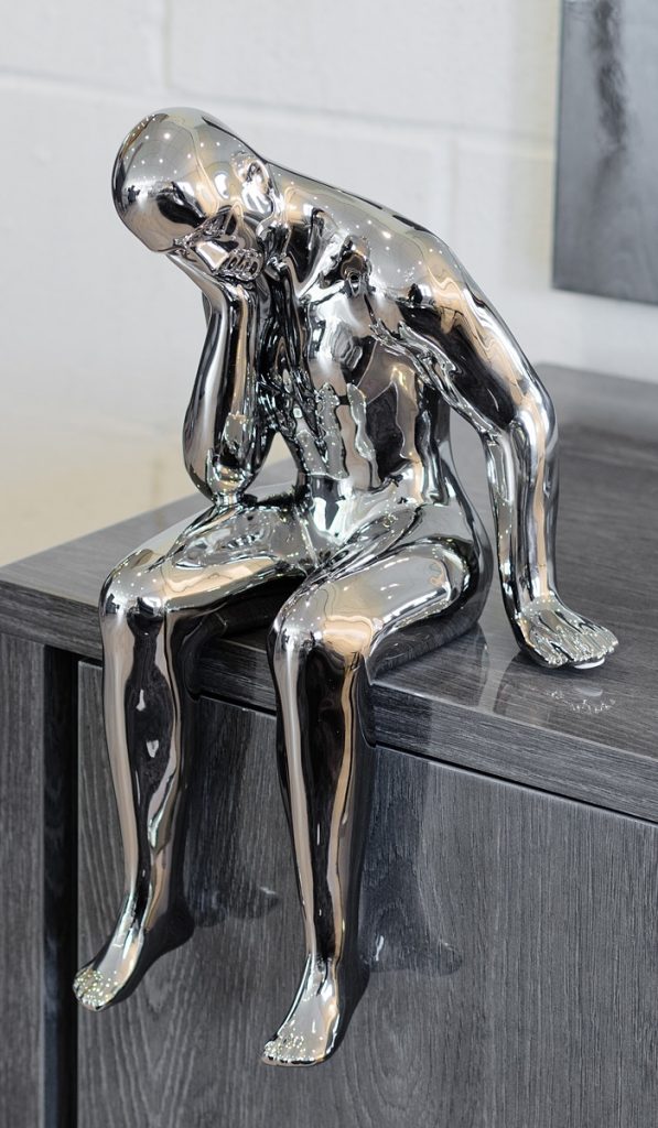 Thinking Man Ceramic Decoration