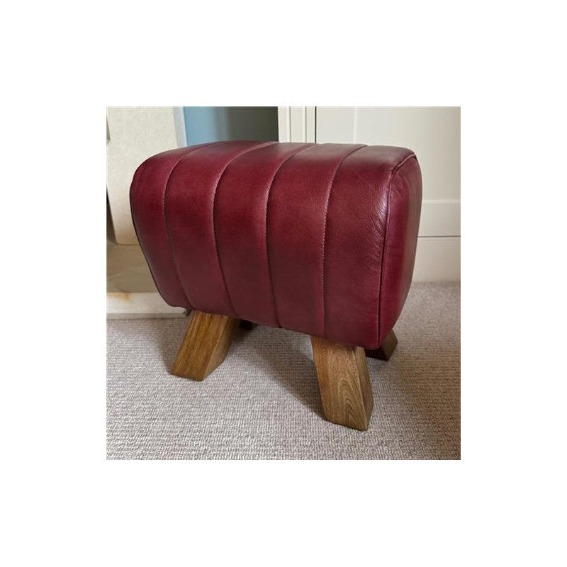 Leather Footstool