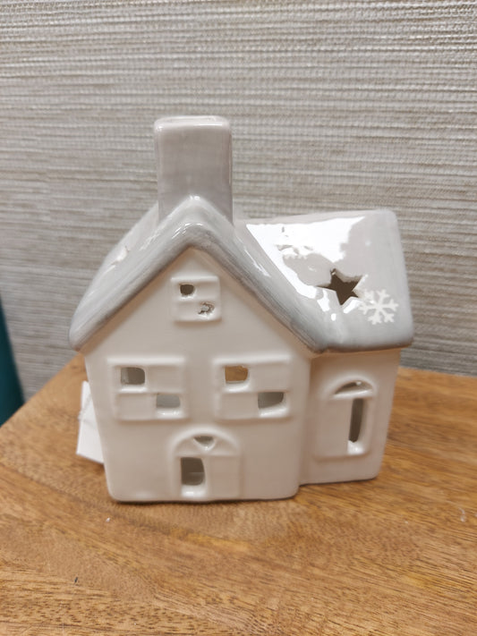Large Ceramic Star Tealight House