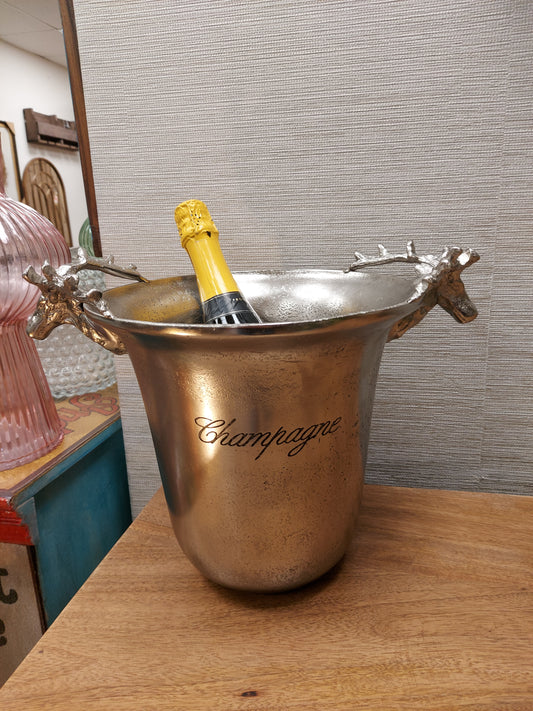 Small Champagne Cooler Deer Handles