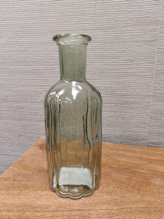 Green glass bottle 283