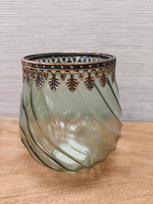 Swirl Tumbler Leaf