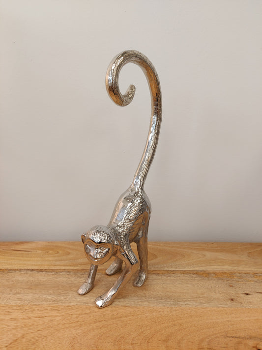 Small Aluminium Monkey Figure