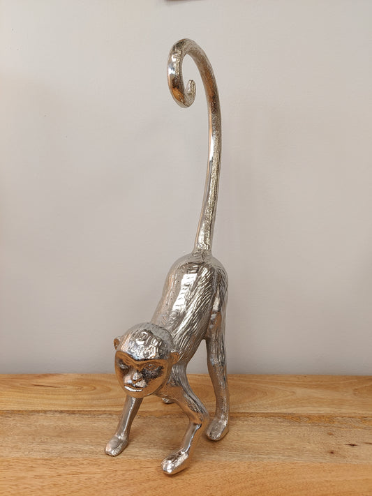 Large Aluminium Monkey Figure