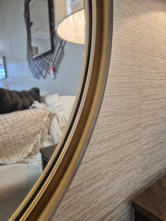 Thin Bezel Bronze Mirror 62cm