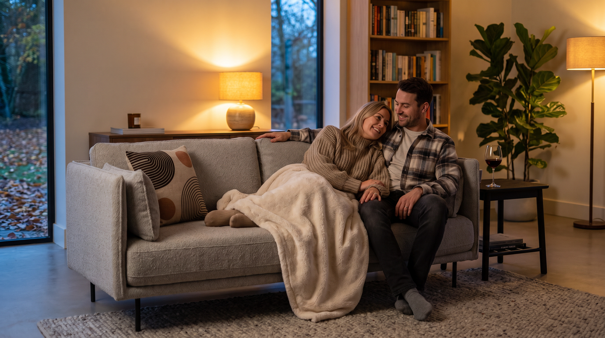 Boucle 3 Seater Sofa