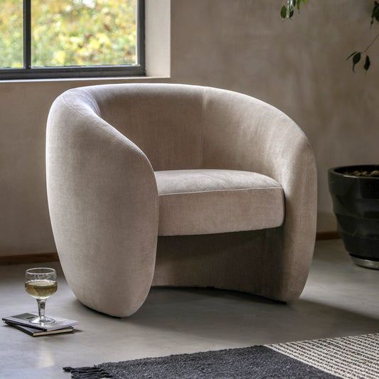Adhia Curved Armchair