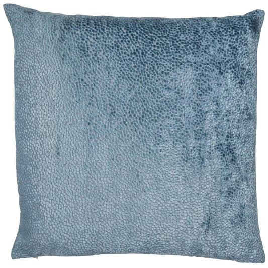 Bingham Luxury Matt Velvet Blue Cushion (Large)