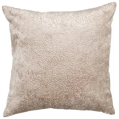 Bingham Luxury Matt Velvet Taupe Cushion (Large)