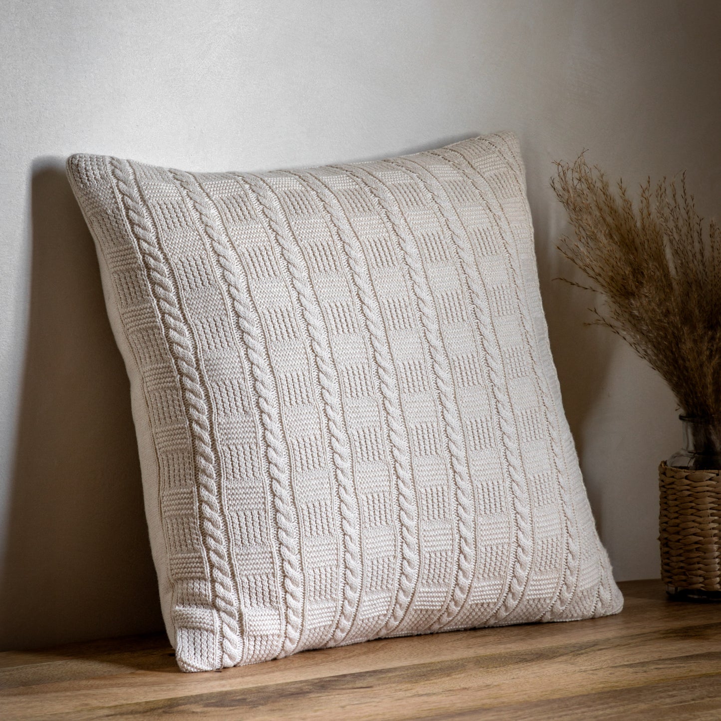 Cotton Cable Cushion