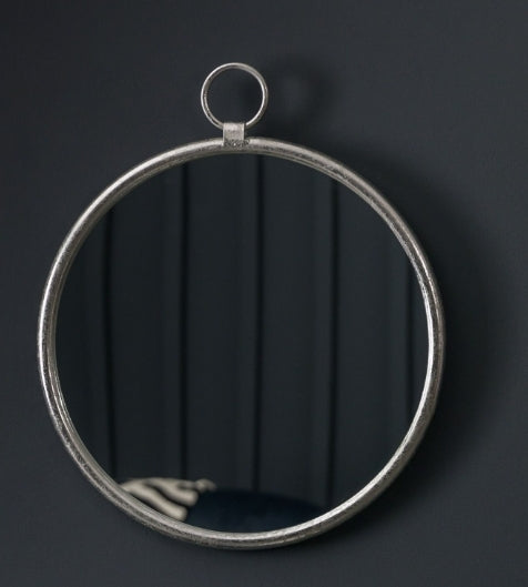Round Silver Mirror 40cm