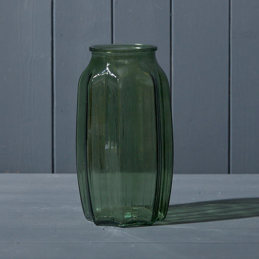 Vintage Green Vase 22cm