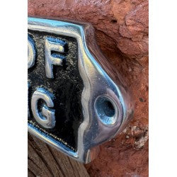 No F In Swearing Aluminium Sign